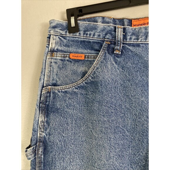 Wrangler FR Riggs Jeans Mens 38x34 Carpenter Work Flame Resistant 10FR3W020 - Picture 3 of 13